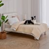 Charlie's Sofur Waterproof Dog Bed Cover Protector Single/king Single 132x208cm Oat