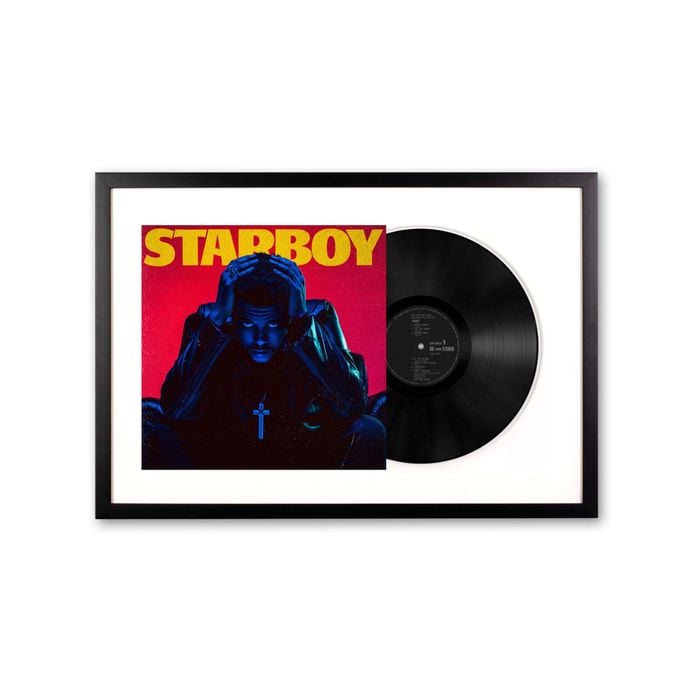 Framed The Weeknd Starboy - Double Vinyl Album Art