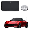 Front Windscreen Sun Shade for Mazda MX-5 2015 - Current (ND) - Standard 150 x 85 cm - Black