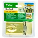 Whitco Gold Plated Double Cylinder Deadlatch