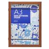 Pixel 330 x 32 x 452mm A3 DIY Craft Frame Walnut