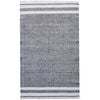 Handwoven Reversible Rug-Richmond 6360-Charcoal-110x160cm
