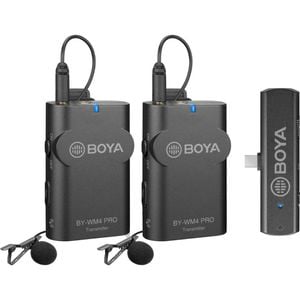 BOYA BY-WM4 Pro-K6 Wireless Mic Kit for Android 1+2