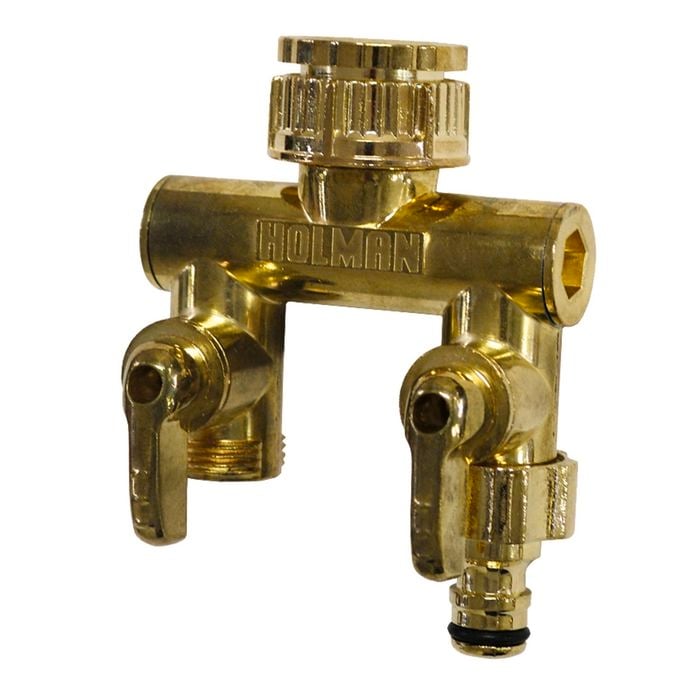 Holman 2 Way Metal Tap Outlet