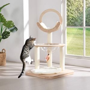 Charlie's Stellar 2 Oak Wood Scandi Cat Tree 81cm