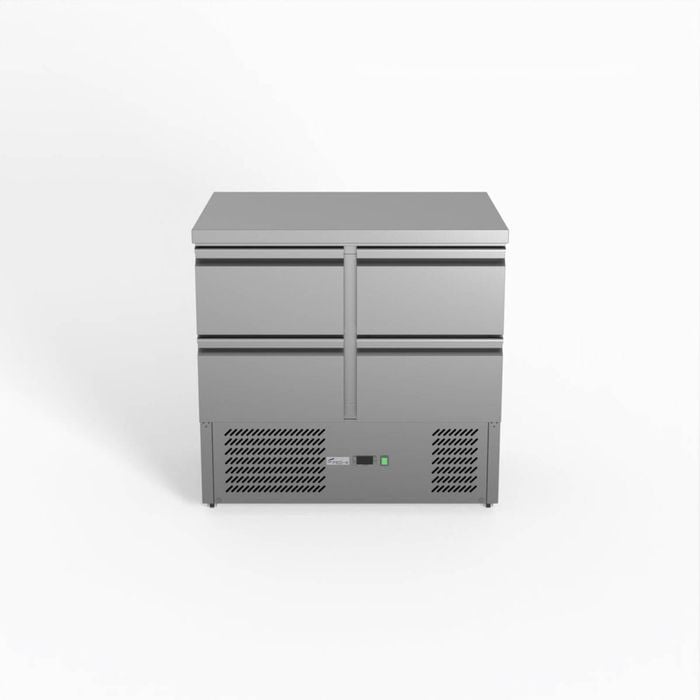 Fed-x Four Drawer Compact Workbench Fridge  - Pizza Prep Fridges (xgns900-4d)