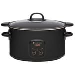 Russell Hobbs RHSC650BLK Electric 6L Searing Slow Cooker Matte Black