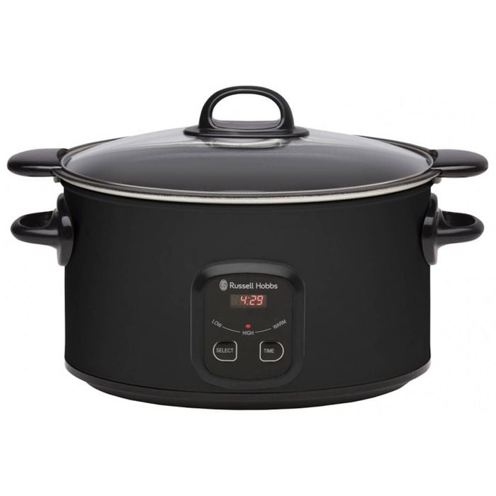 Russell Hobbs RHSC650BLK Electric 6L Searing Slow Cooker Matte Black