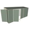 Build-A-Shed 1.2 x 4.5 x 2.0m Skillion Double Hinged Side Doors Shed - Green