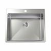 Clark 45L Square Laundry Sink With 1 Tap Hole