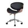 Artiss Office Chair Bentwood PU Leather Seat Black