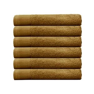 Elvire Face Washer 6 Pack Tobacco