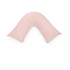 Easyrest Aus Made Medium Support Filled V Shape Pillow 64 X 39 Cm Petal