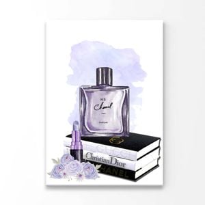 Perfume and Book Set Print 100% Australian Made 40 x 50cm (Acrylic)