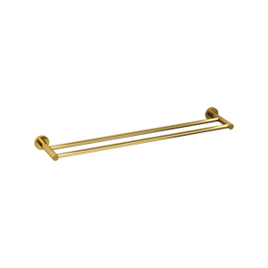 Rick McLeans 600mm Gold Double Towel Rail
