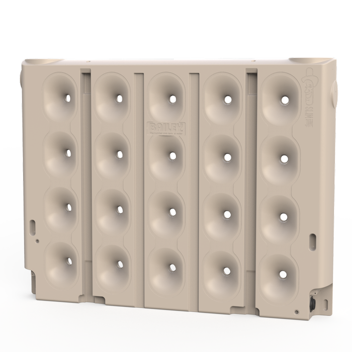 Bailey 1000L Birch Grey Slim Jim Water Tank