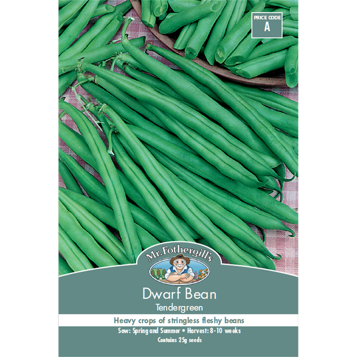 Mr Fothergill's Tendergreen Dwarf Bean Vegetable Seeds