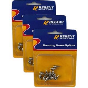 3x 12pc Regent Stainless Steel Durable Grass Spikes Running Equipment 9-5mm