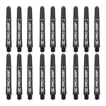 6x 3pc Target Pro Grip Nylon Shaft Accessory Medium - Black