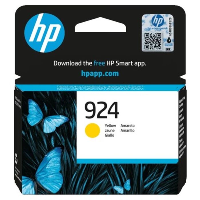 Hp No 924 / 4k0u5na  Yellow Ink Cartridge