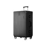 Wanderlite Luggage 28" Trolley Travel Suitcase Set TSA Aluminum - Black