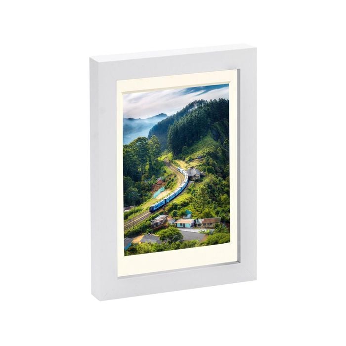 Nicola Spring Photo Frame with 4" x 6" Mount - 5" x 7" - White