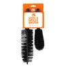 Morgan Blue Handle with Black bristles Grille & Double Loop Wheel Brush 