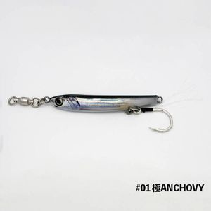 Little Jack Metal Adict Type 07 Fishing Jig 60g 01 Anchovy