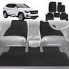 6D Diamond Car Floor Mats for Kia Seltos 2019-Current-Full Set-Black-Outback GT