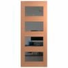 Hume 2040 x 820 x 40mm Entrance Door SPM Savoy Grey Tint Glass XS24
