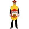 Adult Mexican El Tequila Bottle Costume  Wo Funny Halloween Outfit