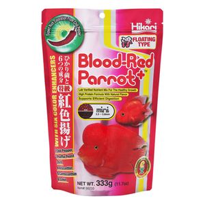 Hikari Blood-Red Parrot+ Six Color Enhancers Fish Food - Mini 600gm