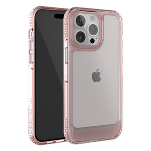 UR U-Model Bumper Clear Case for iPhone 14 Pro Max - Pink, Non-Magsafe