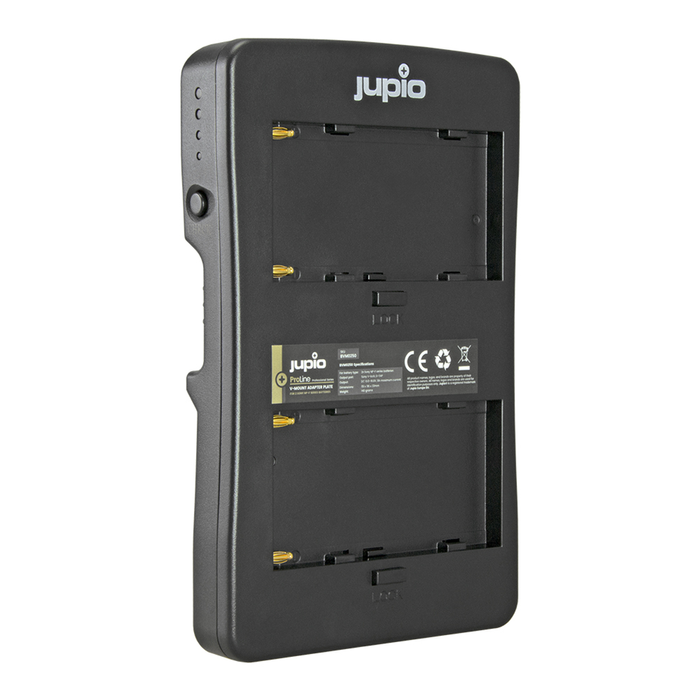 Jupio ProLine V-Mount Adapter Plate for 2x NP-F Batteries