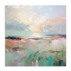 Artey | Pink Morning IV - Stretched Canvas - Stretched Canvas - 50 x 50cm