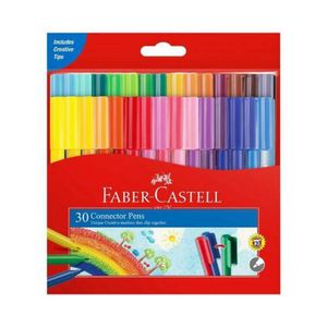 Faber-Castell Connector Pens Marker (Wallet of 30)