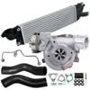 Upgrade Billet Turbo Charger With 50mm Intercooler & Hoses And Genuine Oil Feed Pipe For Mitsubishi Pajero Sport 4n15 2.4l