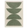 Loopsie-330cm X 240cm-lenox Green Printed Washable Rug