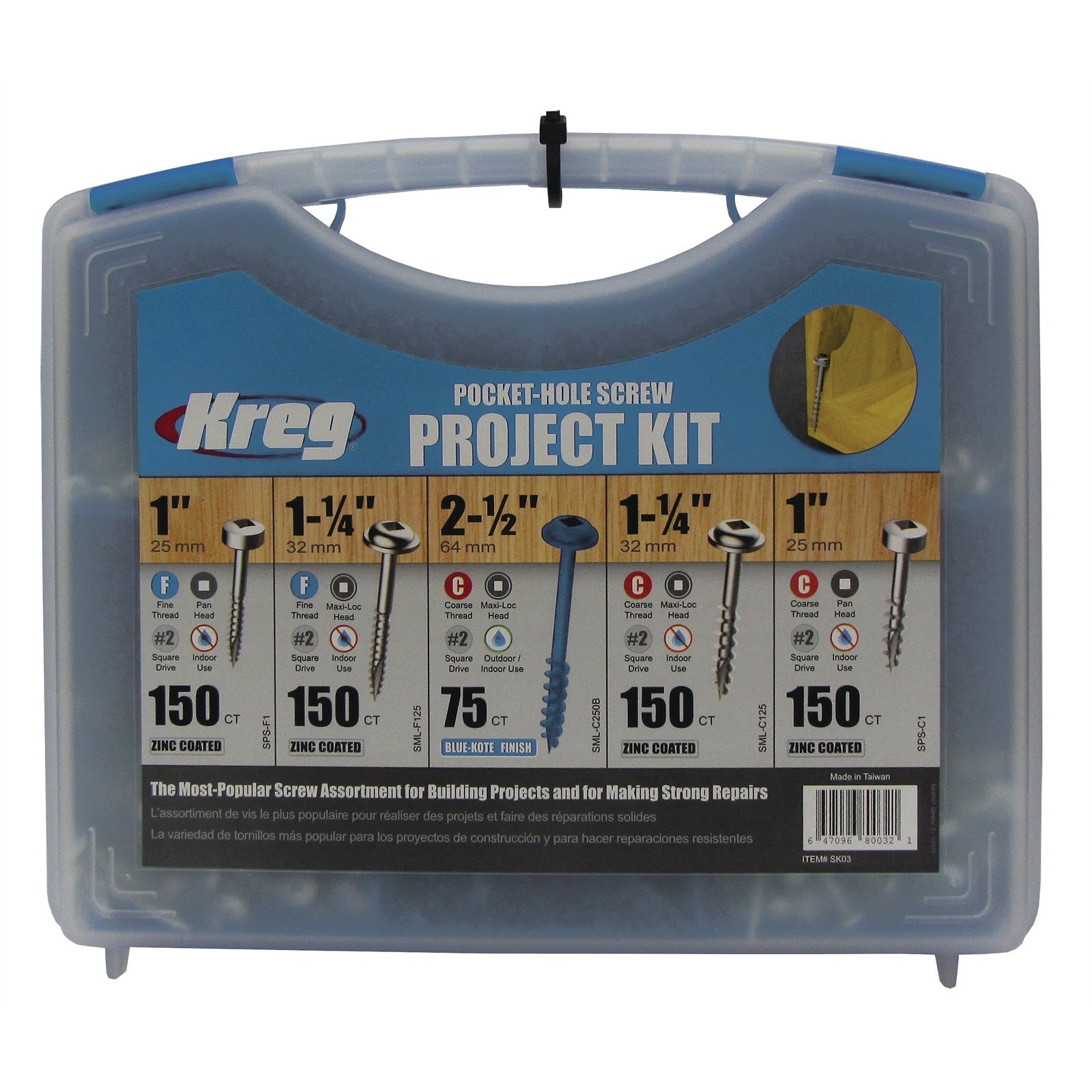 Kreg Wood Pocket Hole Screw Kit Bunnings Australia