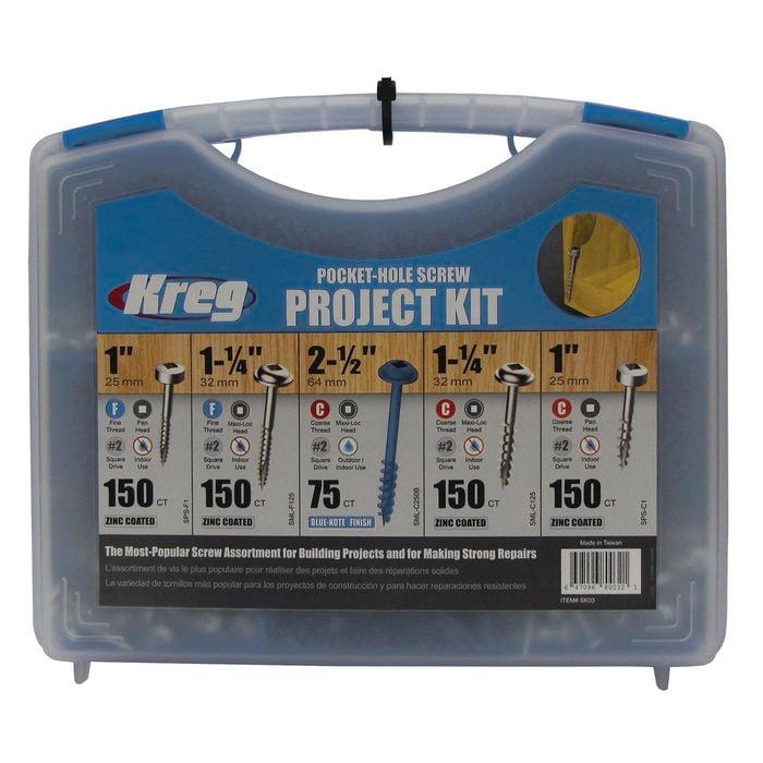 Kreg Wood Pocket Hole Screw Kit
