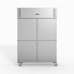 FED-X Stainless Steel Four Door Upright Fridge 1200L XURC1200S2V