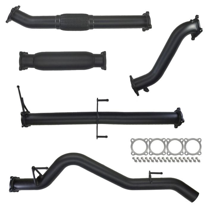 Ignite Exhausts Turbo Back For Mitsubishi Ml Triton 3.2l 3" No Cat With Hotdog 409 Stainless Steel