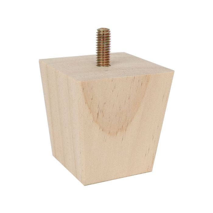 Adoored 70mm Raw Pine Square Tapered Furniture Leg
