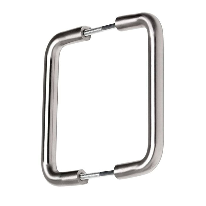Lemaar 150 x 16mm Satin Stainless Steel Back To Back D Pull