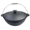 Cast Iron Dutch Oven Pan 30 X 13.2cm With Two Side Handles And Hanger