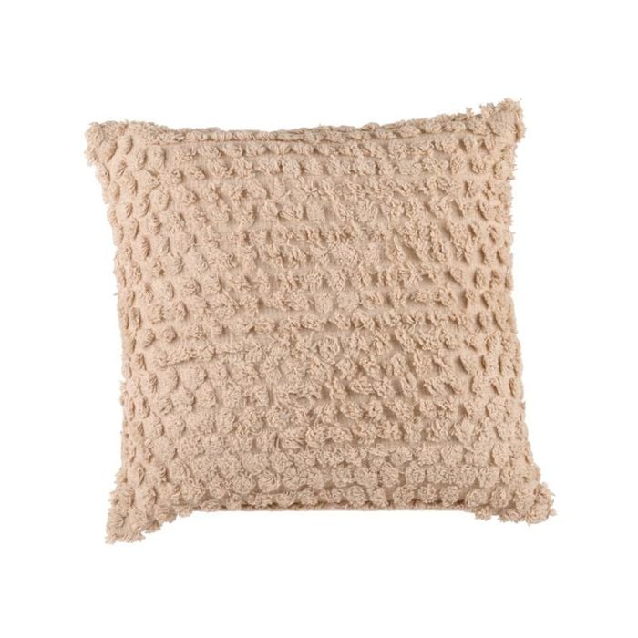 Accessorize Bedroom Collection 45cm x 45cm Beige Pippa Filled Cushion