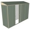 Build-a-Shed 0.8 x 3 x 2m Skillion Single Sliding Side Door Shed - Green