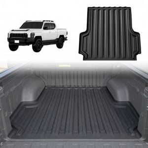 AUSGO 3D TPE Ute Mat for KIA Tasman 2025-Onwards Fitted with Factory Plastic Tub Liner Tray Mat