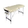 Yes4homes 3 Fold Portable Aluminium Massage Table Massage Bed Beauty Therapy Beige