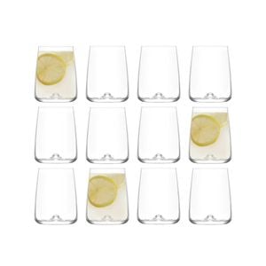 LAV Terra Tumbler Glasses - 360ml - Clear - Pack of 12